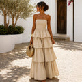 Vestido Candela Beige - Luna Ferrer