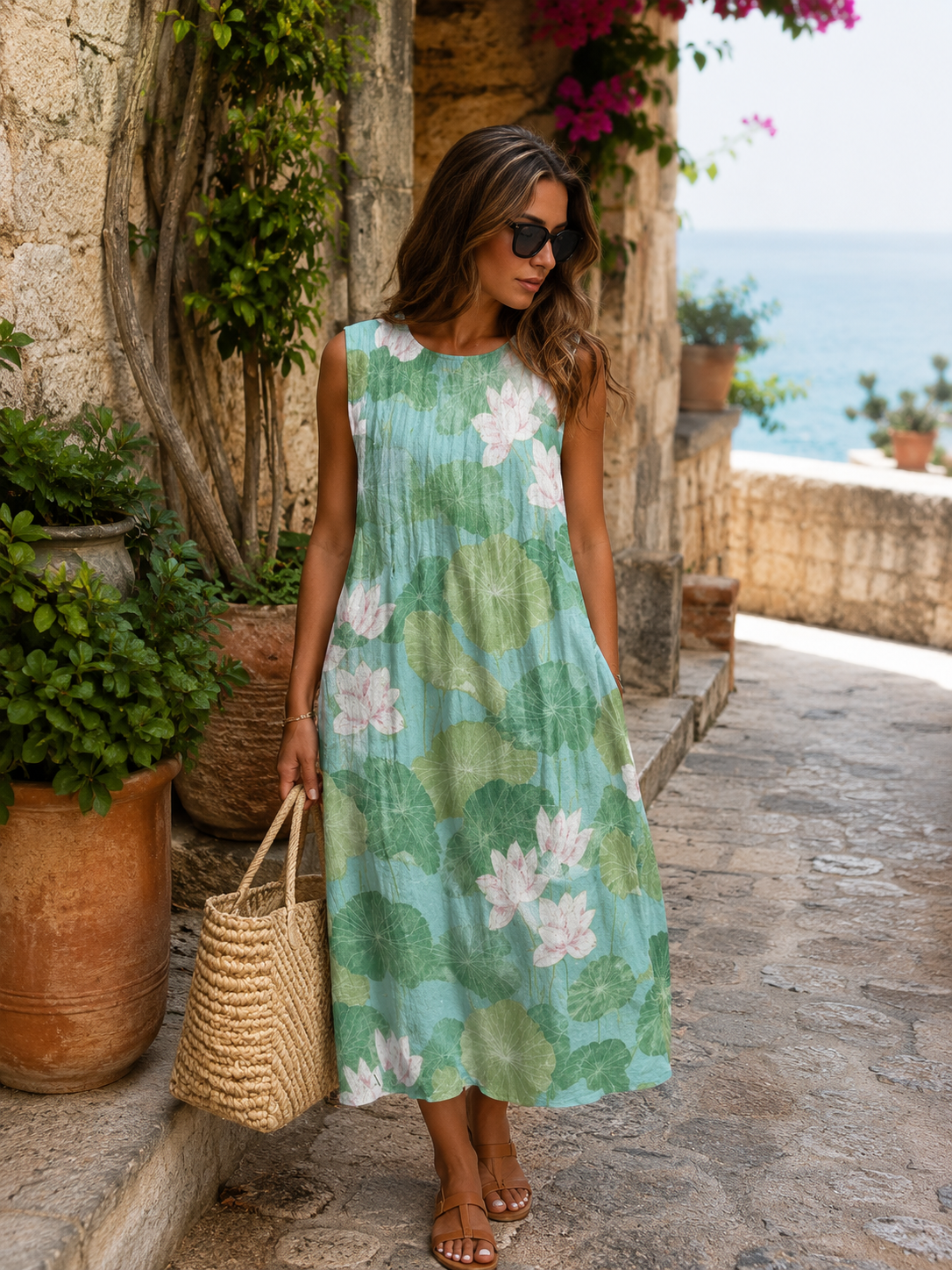Jardín — Vestido Estampado de Verano | Luna Ferrer