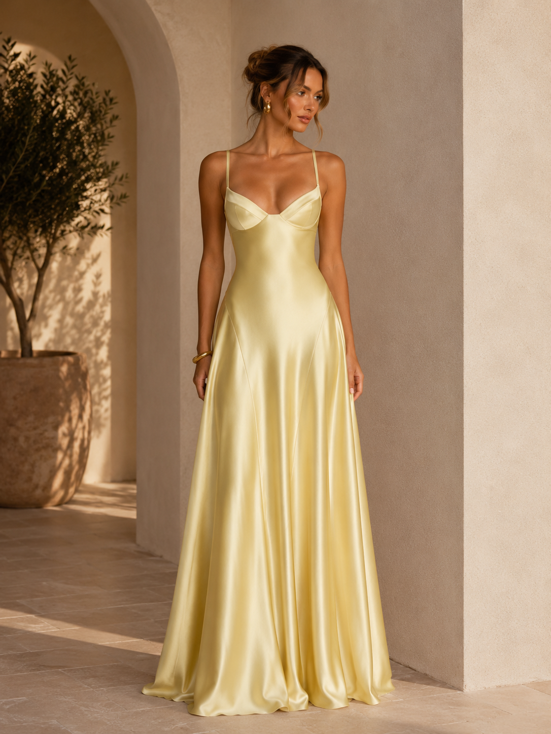 Diana Vestido Amalfi lujoso, elegante y de alfombra roja
