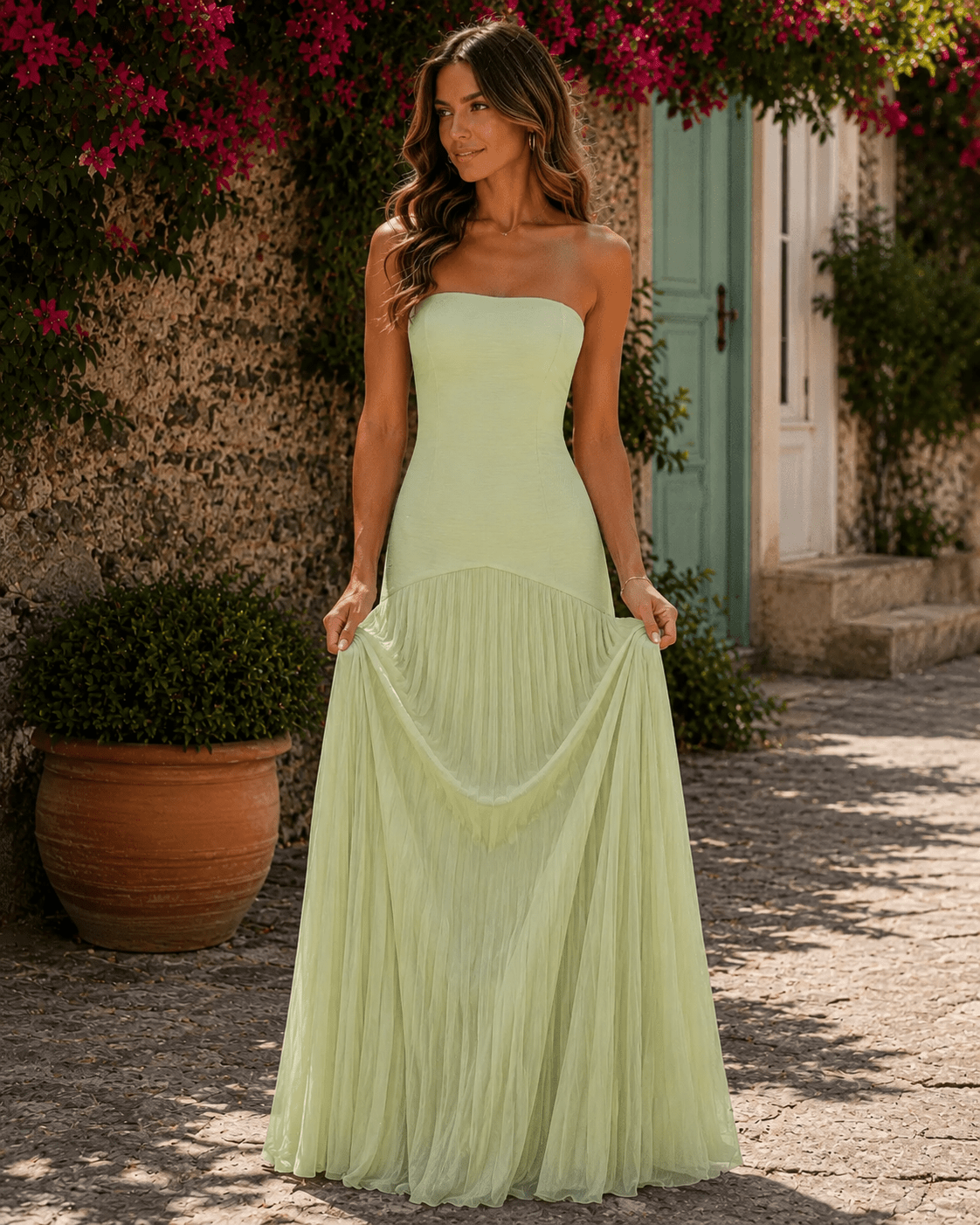Brisa — Vestido Largo Fluido de Verano | Luna Ferrer - Luna Ferrer