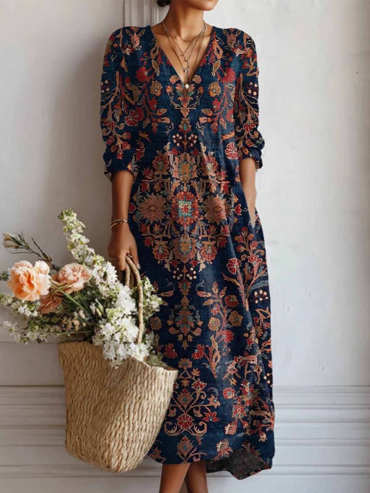 Persia — Vestido Maxi Estampado | Luna Ferrer - Luna Ferrer