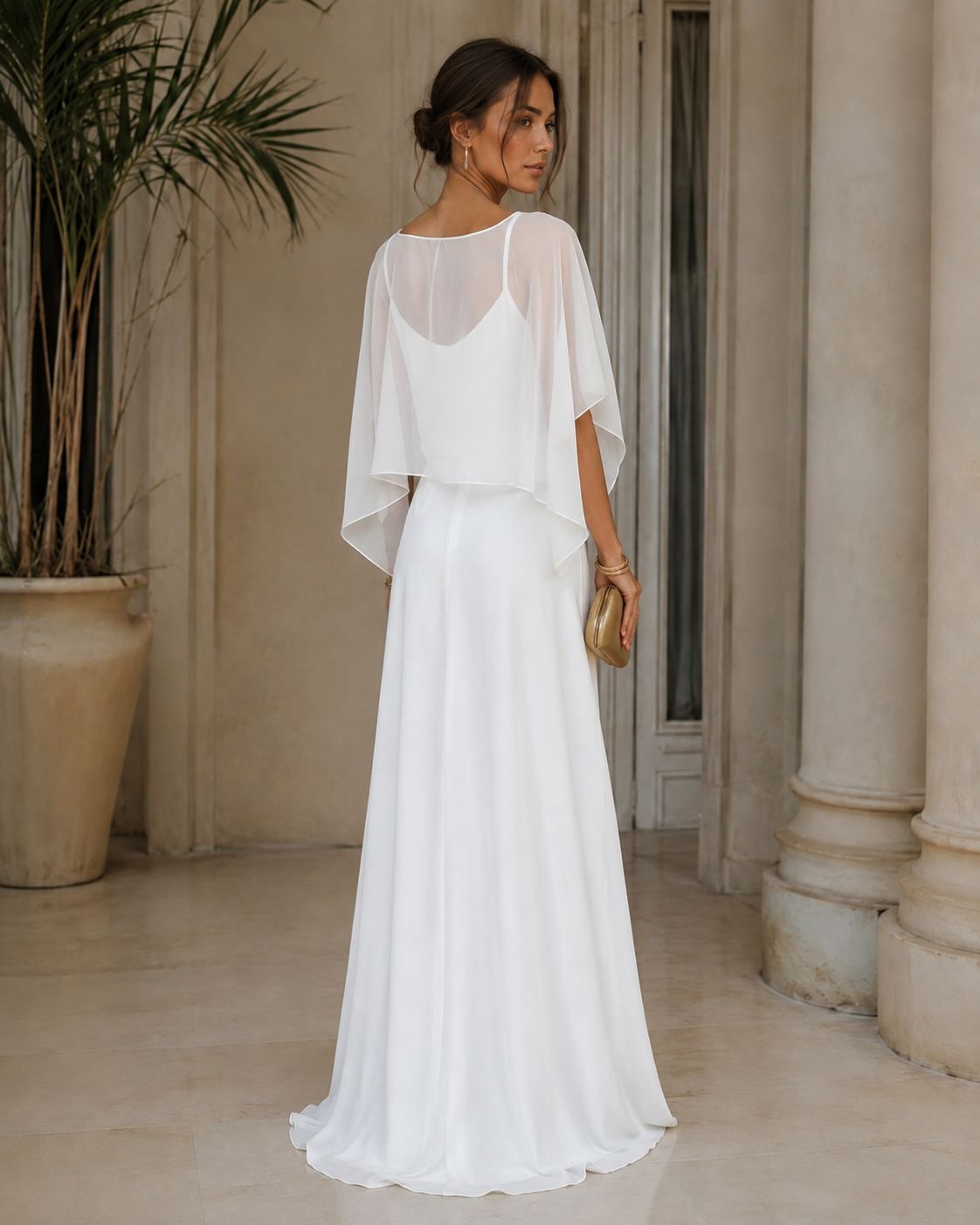Ivory — Conjunto de Fiesta con Pantalón Palazzo | Luna Ferrer - Luna Ferrer