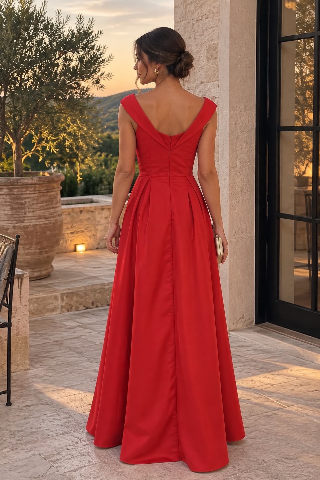 Carmen — Vestido de Gala Off-Shoulder con Abertura y Falda Ballgown | Luna Ferrer - Luna Ferrer