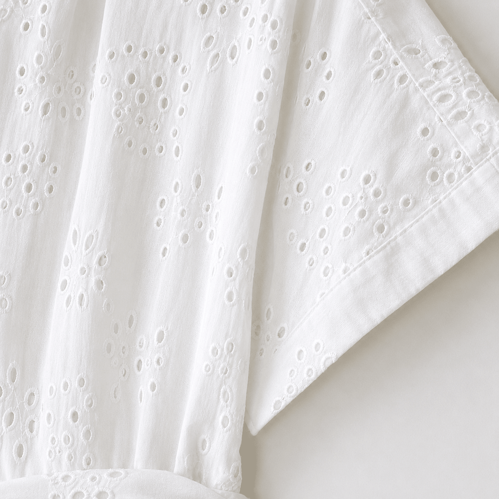 Broderie — Vestido Camisero Midi | Luna Ferrer - Luna Ferrer