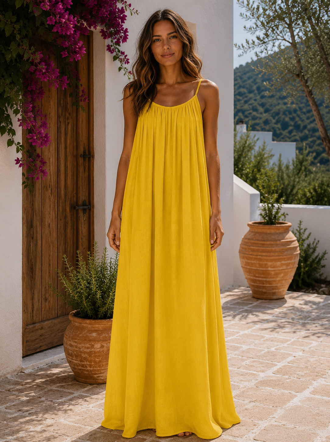 Aurora — Vestido Largo Fluido | Luna Ferrer