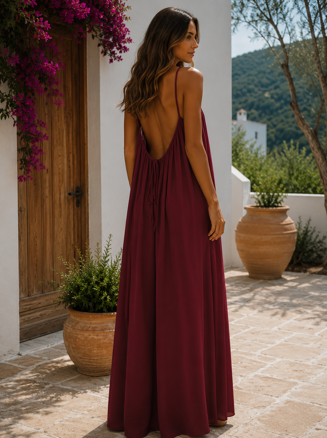 Aurora — Vestido Largo Fluido | Luna Ferrer