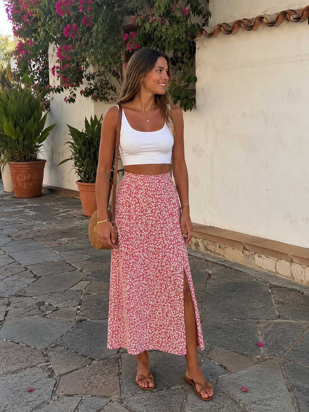 Magnolia — Pantalón Fluido de Mujer | Luna Ferrer
