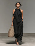 Cascade — Vestido Maxi con Volantes | Luna Ferrer - Luna Ferrer