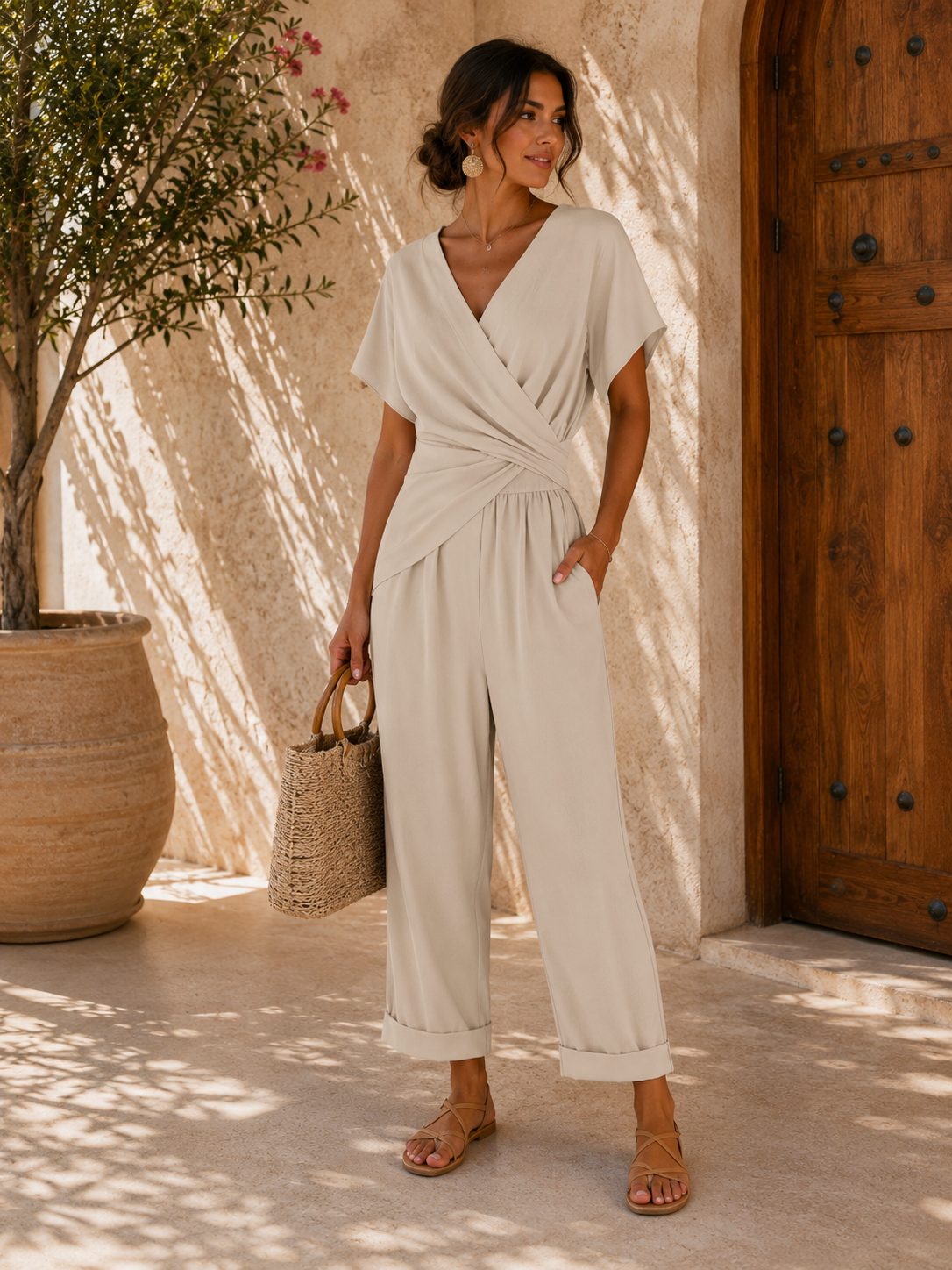 Camille — Conjunto de Dos Piezas Camisa y Pantalón | Luna Ferrer