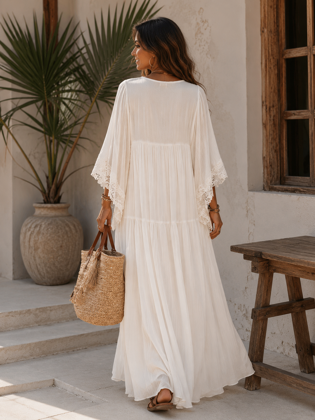 Dualma — Vestido Maxi de Manga Larga | Luna Ferrer