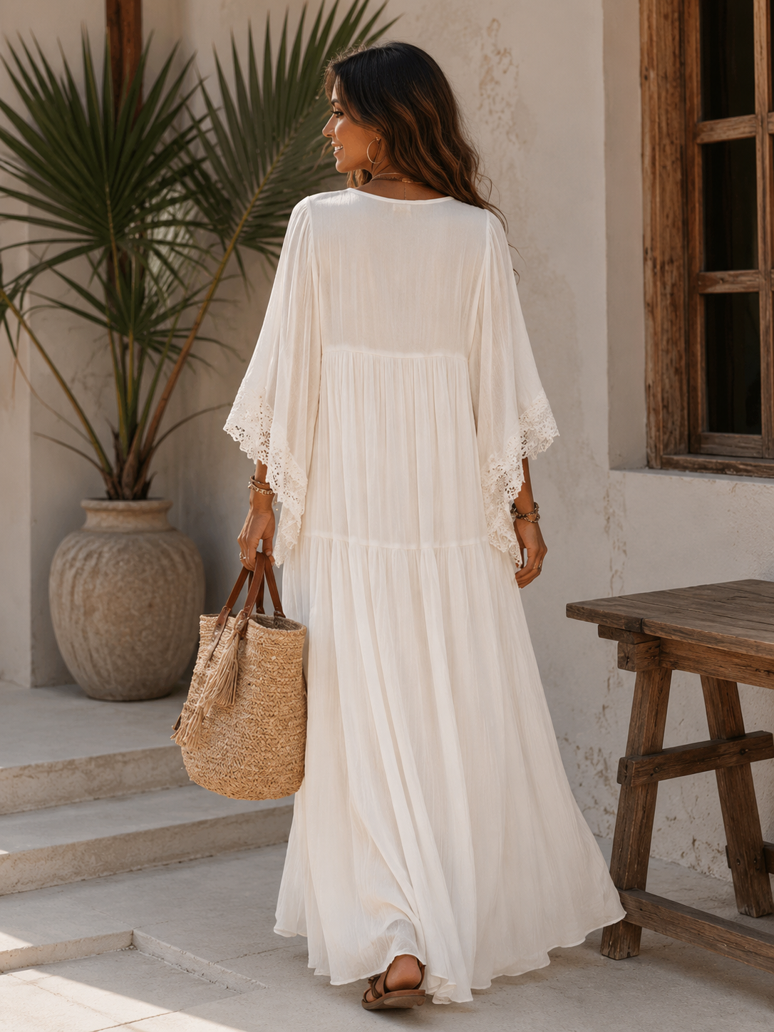 Dualma — Vestido Maxi de Manga Larga | Luna Ferrer