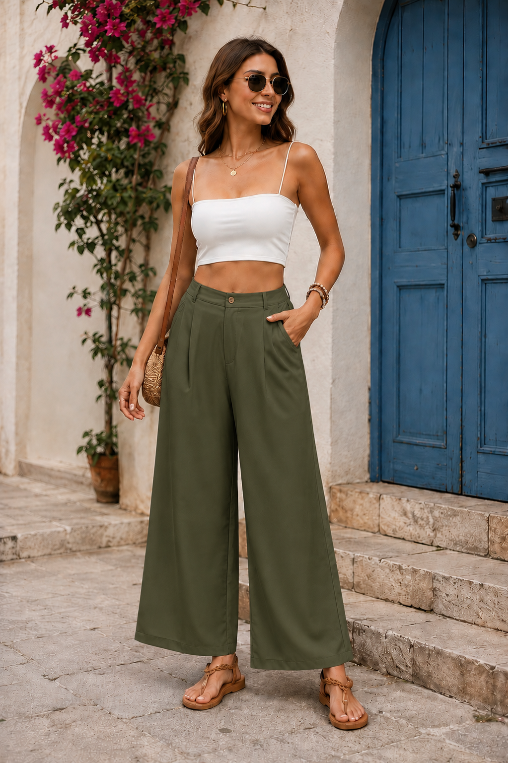 Tamara Pantalones Elegantes de Lino