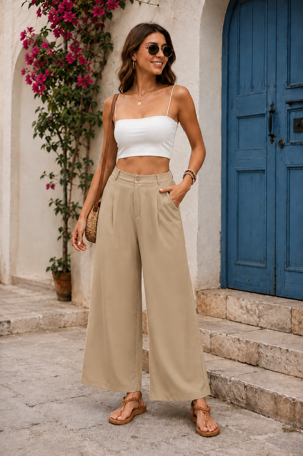 Tamara Pantalones Elegantes de Lino