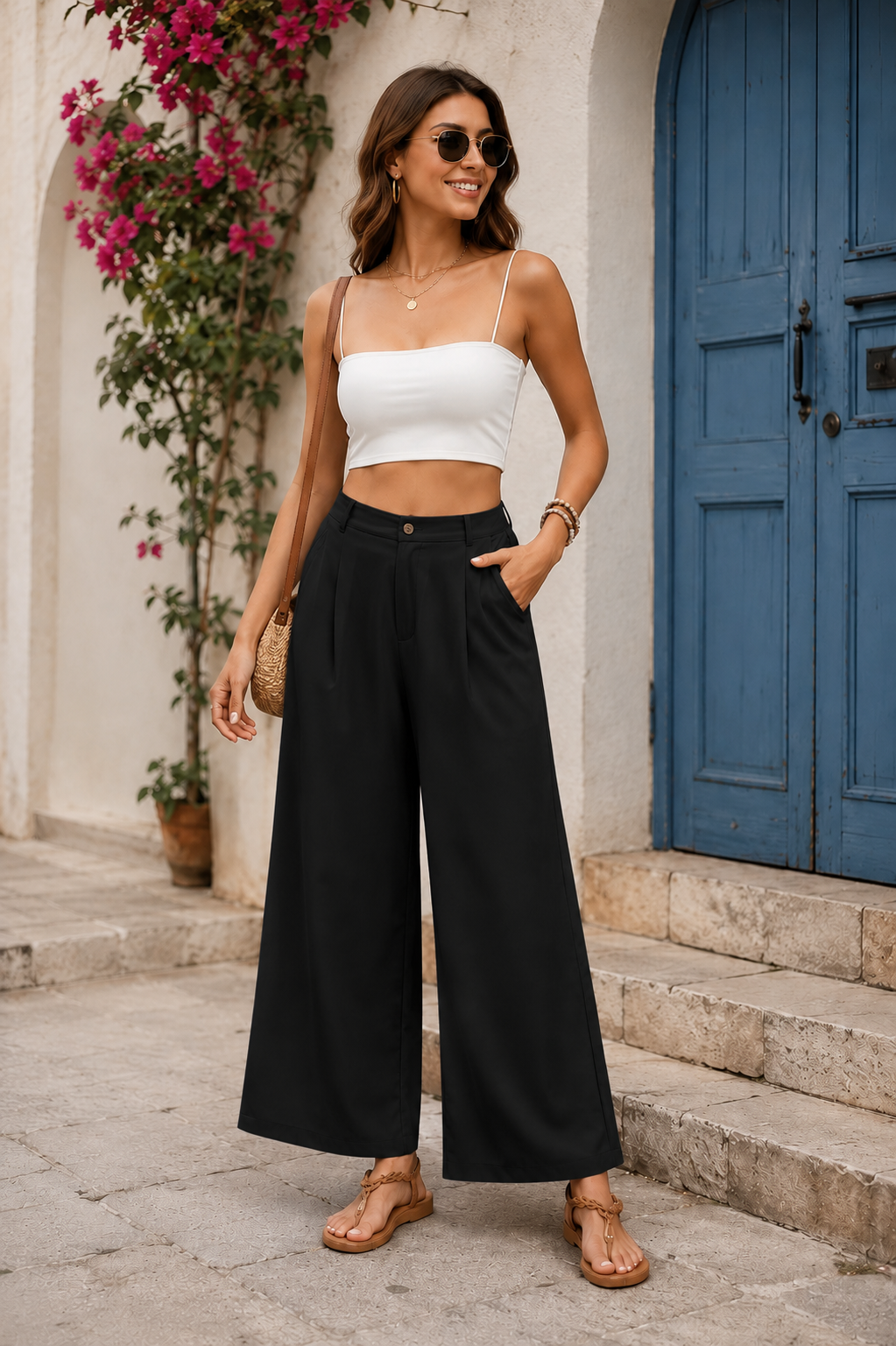 Tamara Pantalones Elegantes de Lino