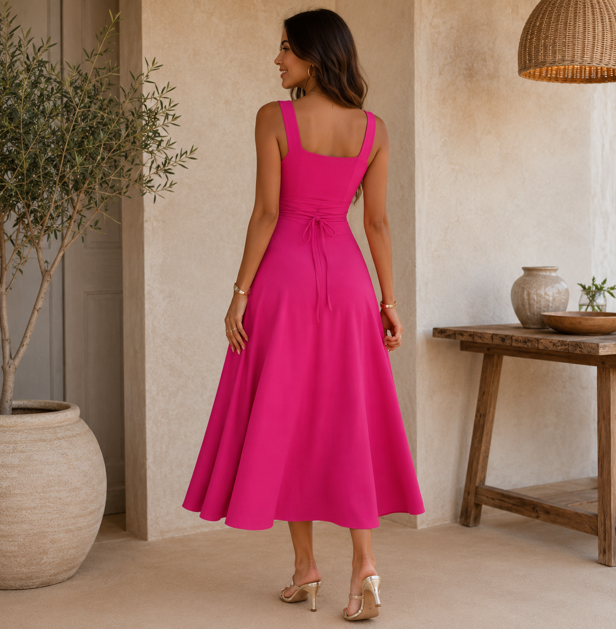 Velours — Vestido Midi | Luna Ferrer