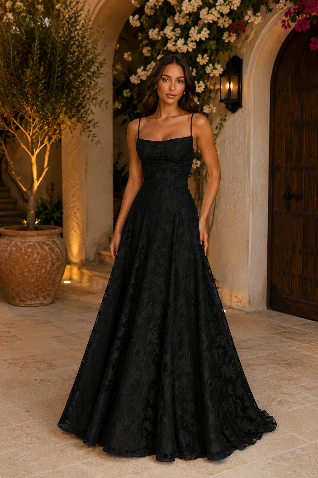 Sofía — Vestido Maxi de Encaje | Luna Ferrer