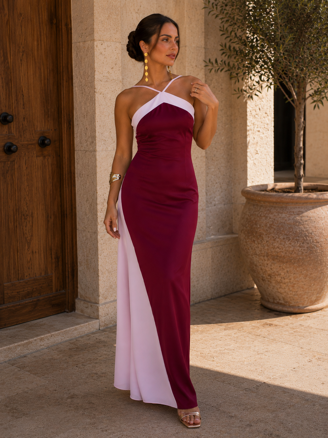 Maria Vestido Carmesí