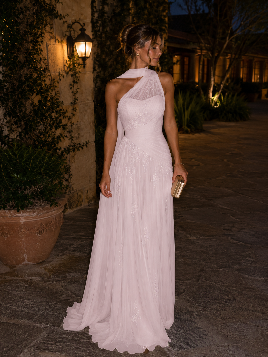 Tamara Vestido Aurora Dorada