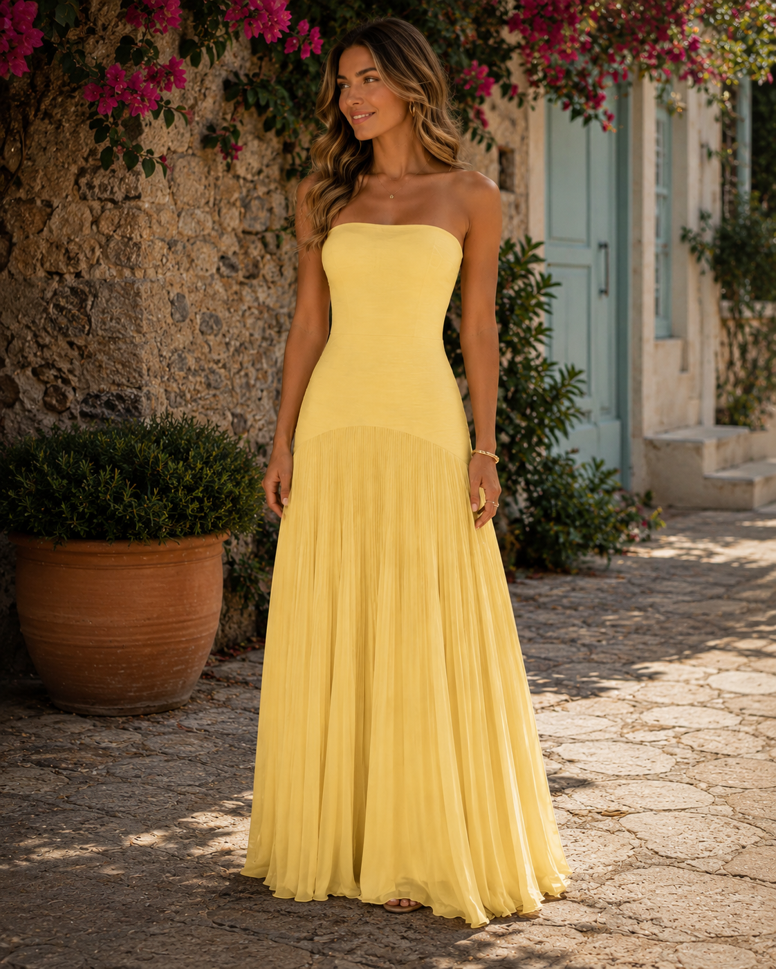 Brisa — Vestido Largo Fluido de Verano | Luna Ferrer