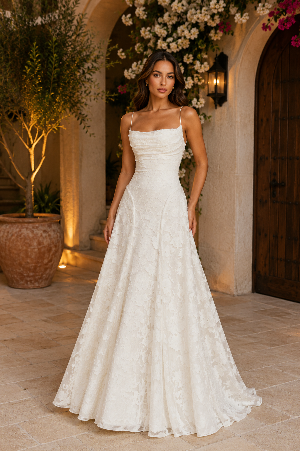 Sofía — Vestido Maxi de Encaje | Luna Ferrer