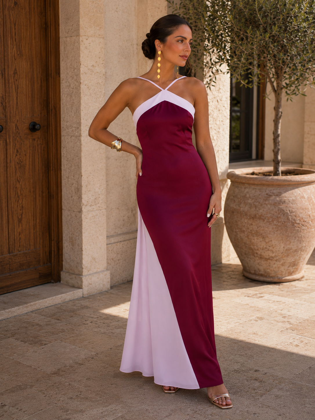 Maria Vestido Carmesí