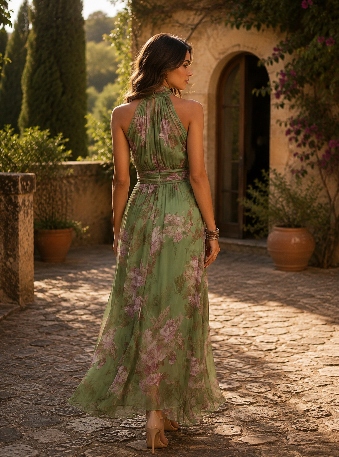 Flora — Vestido Largo Floral de Verano | Luna Ferrer