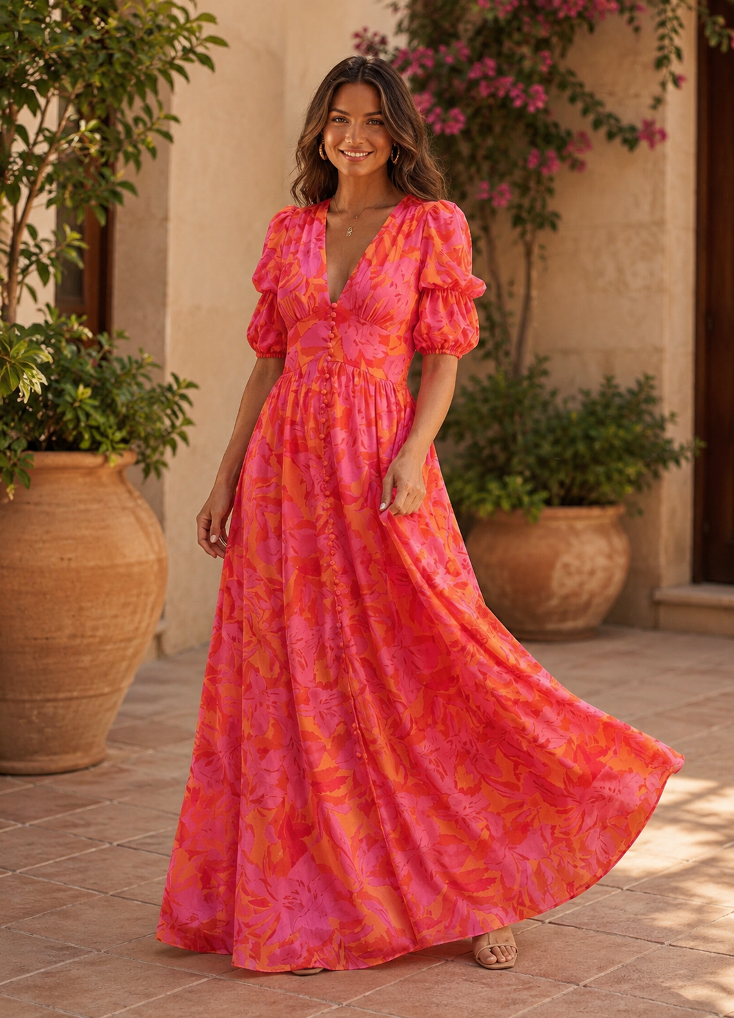 Escarlata — Vestido Largo Rojo | Luna Ferrer
